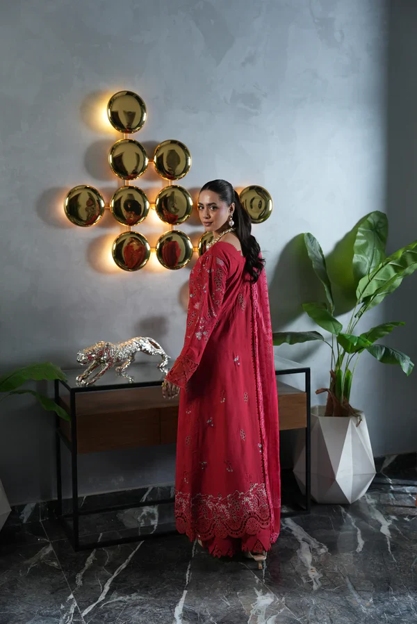AYLIN LUXURY LAWN CRIMSON CHARM - Image 6