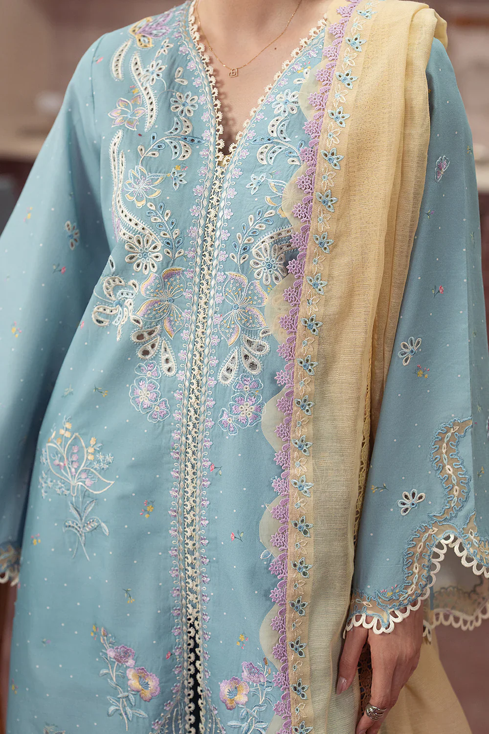 AYZEL BREWED LUXURY LAWN EMBERL - Image 2