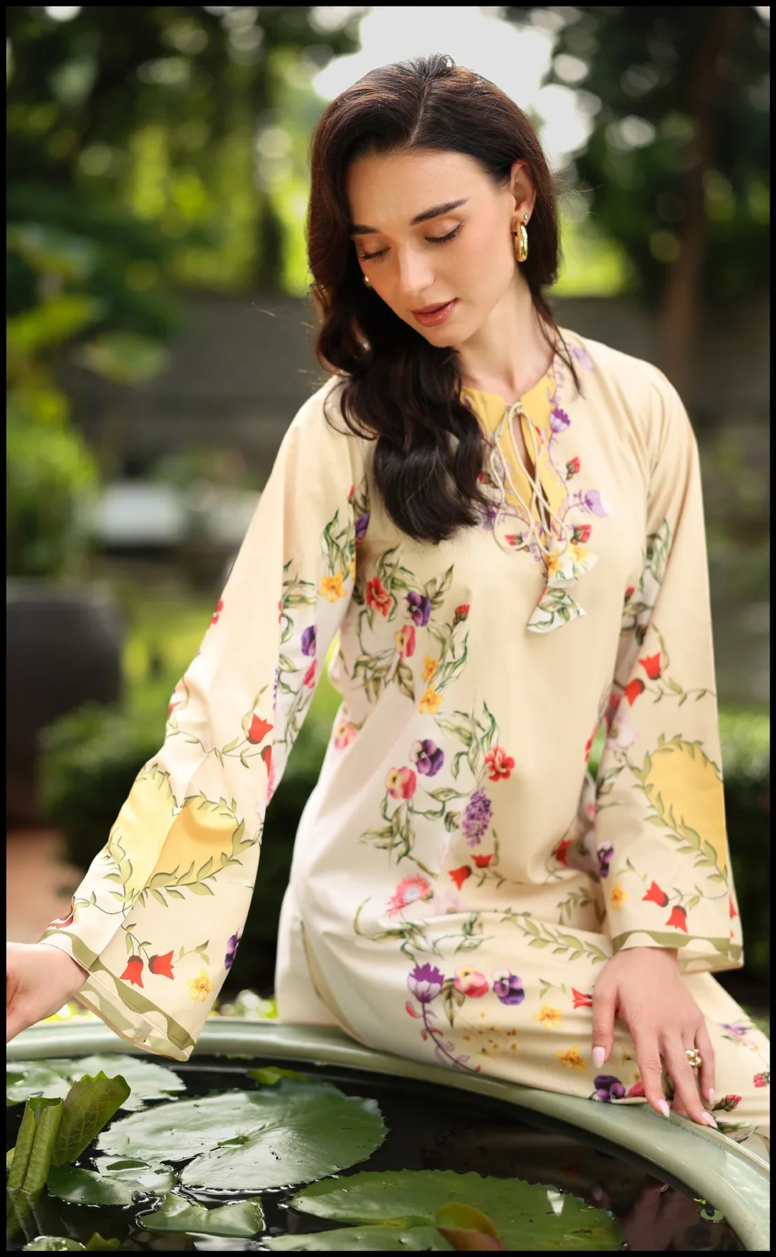 AZMIN OLIVE BLOOM 2PC - Image 2