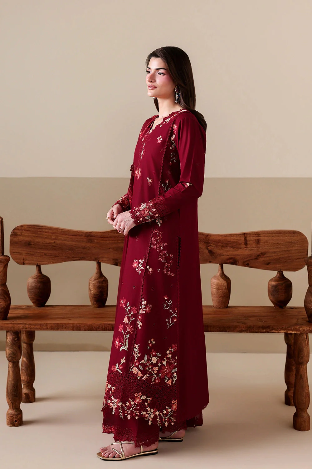 AZURE LUXURY LAWN RUBY ROSE - Image 4