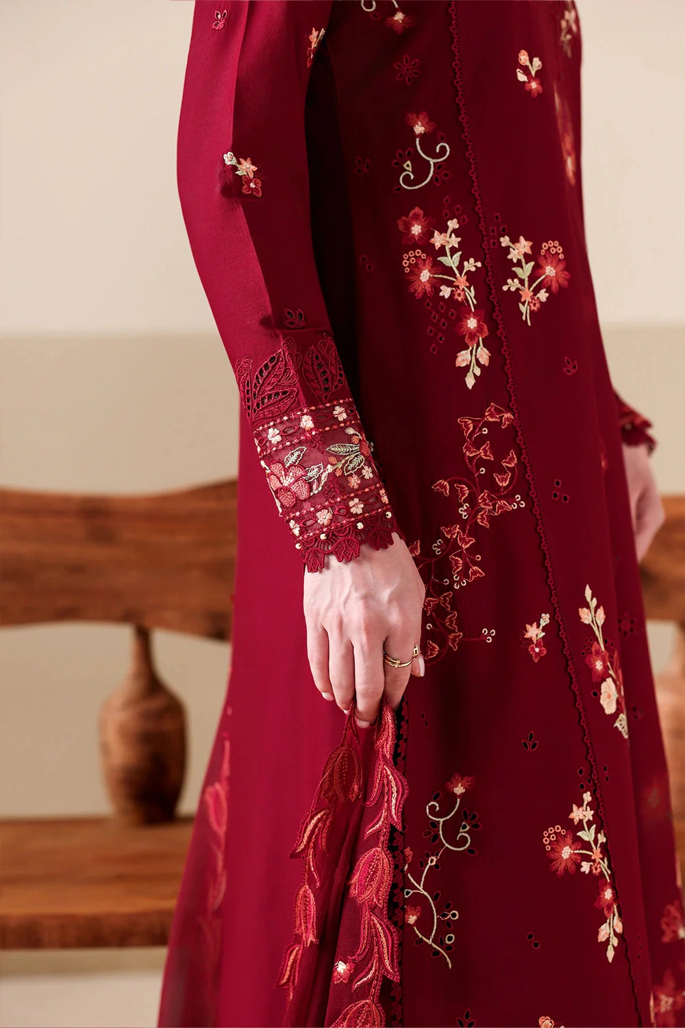 AZURE LUXURY LAWN RUBY ROSE - Image 5