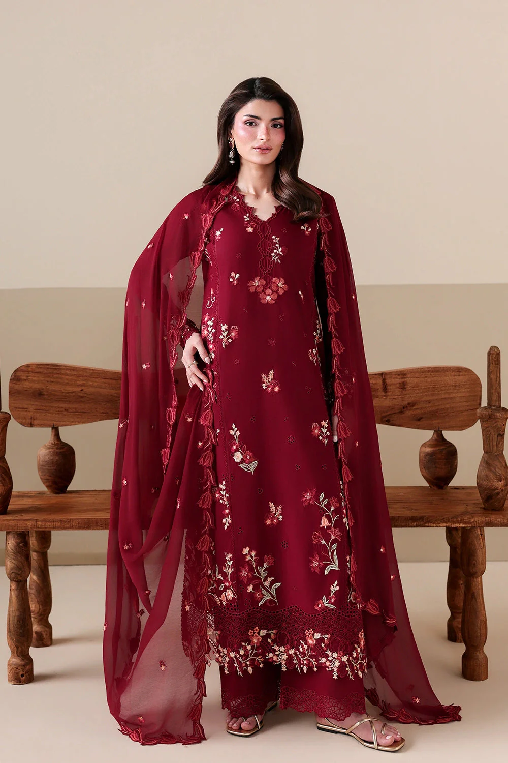 AZURE LUXURY LAWN RUBY ROSE - Image 7