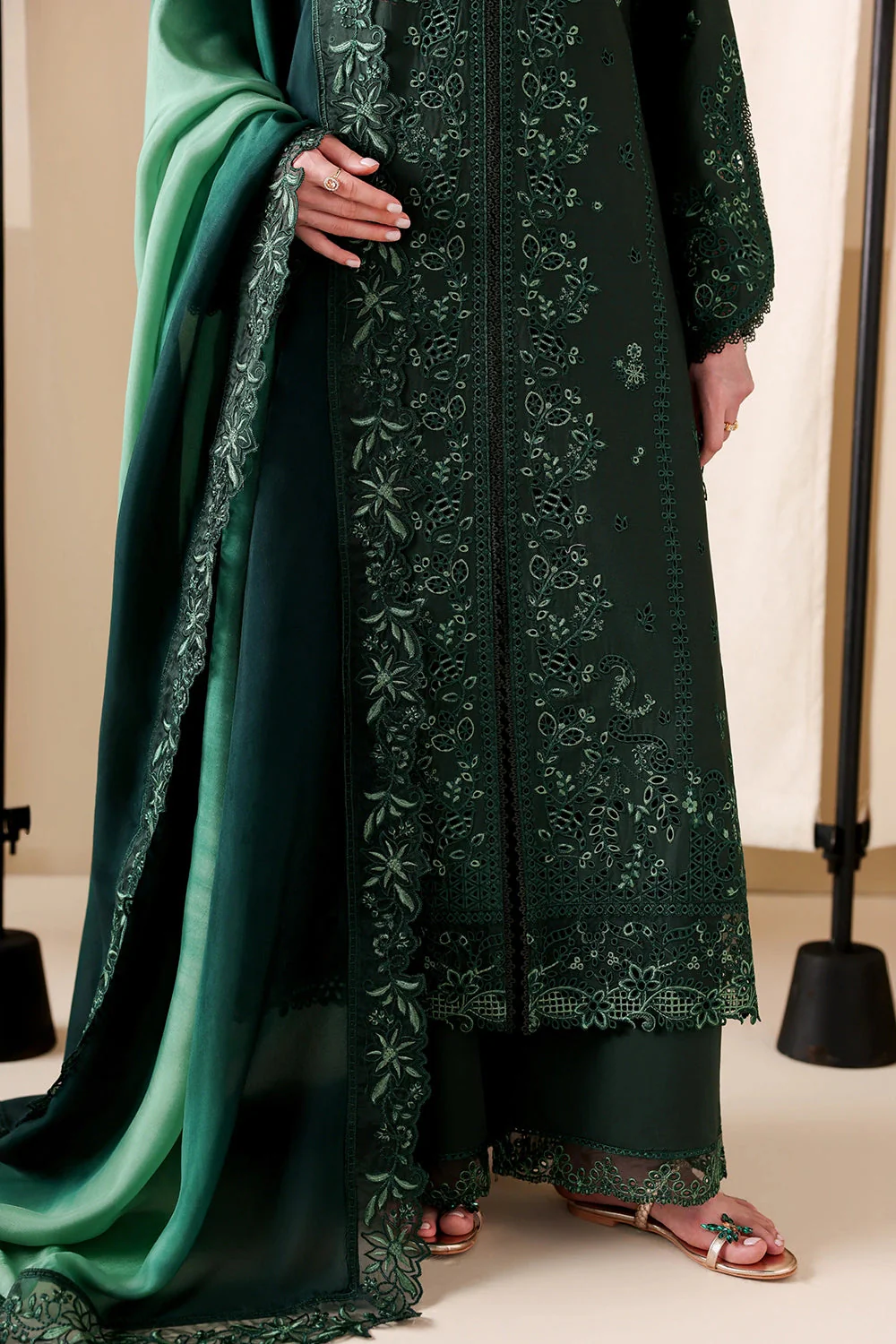 AZURE LUXURY LAWN SHADES OF EMERALD - Image 10