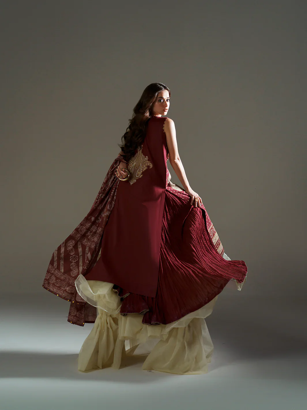 BINILYAS AMOUR FESTIVE LUXURY LAWN 185-A - Image 2