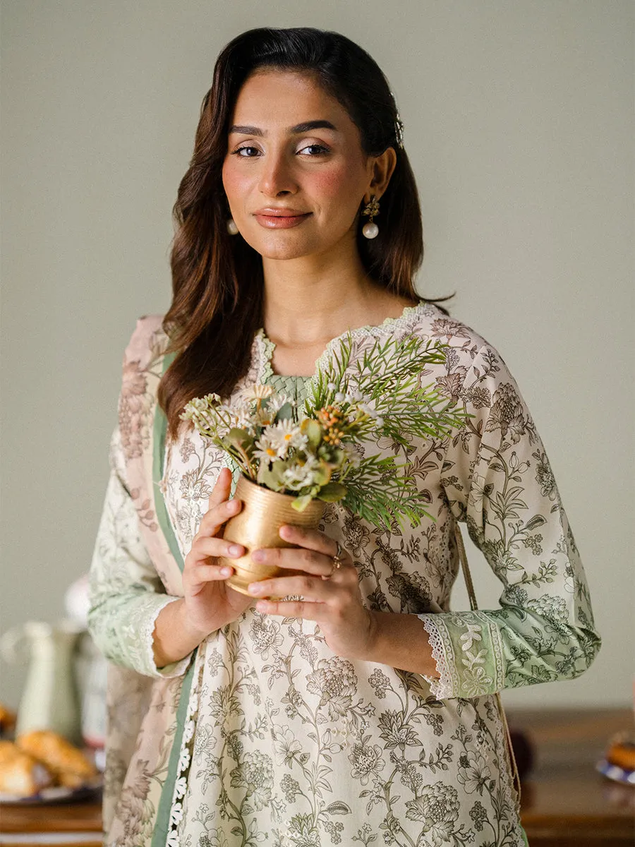 FAIZA FAISAL FNF PRINTS SAGE WHISPER - Image 2