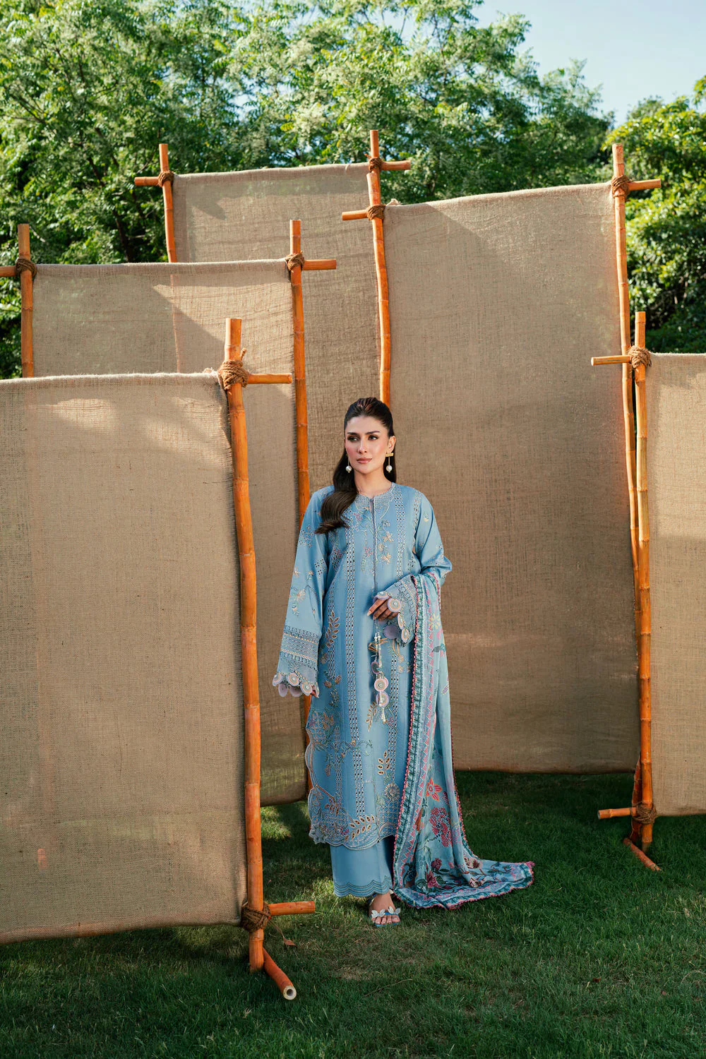 FLORENT EMBROIDERED LAWN  FED-7B