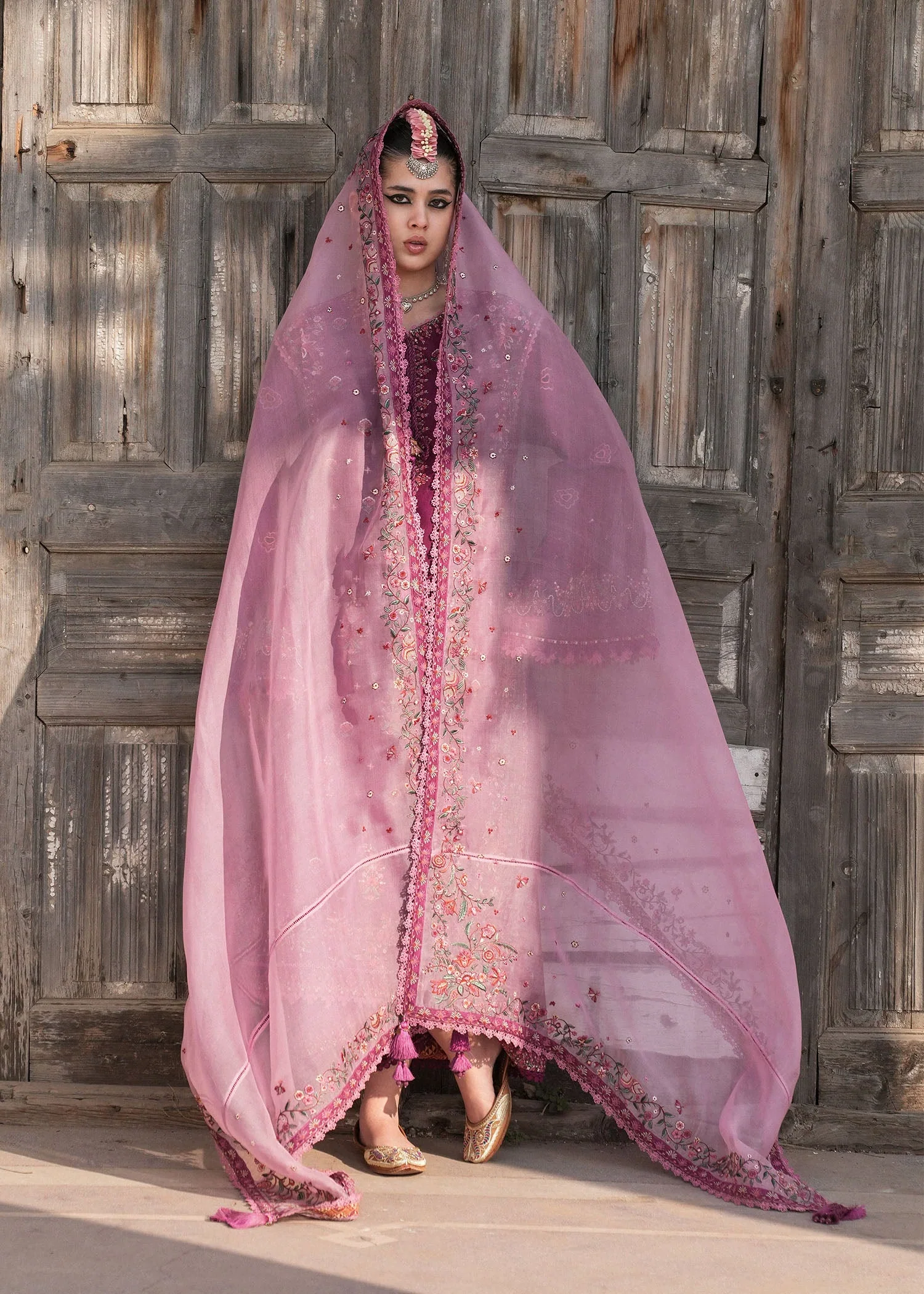 HUSSAIN REHAR BARMALA GULPOSH 3PC - Image 2