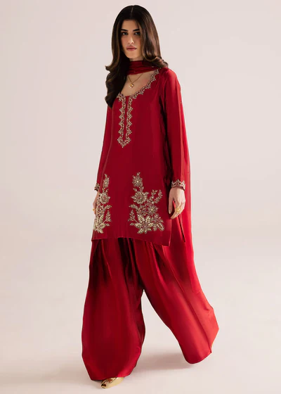 IZNA HAMZA ROSE WOOD 3PC - Image 2