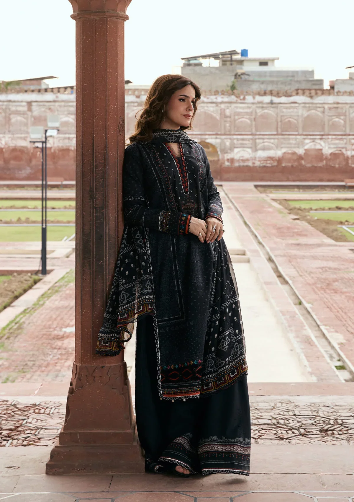 KAHF AANGAN PRINT CHIFFON KPS-5A - Image 2
