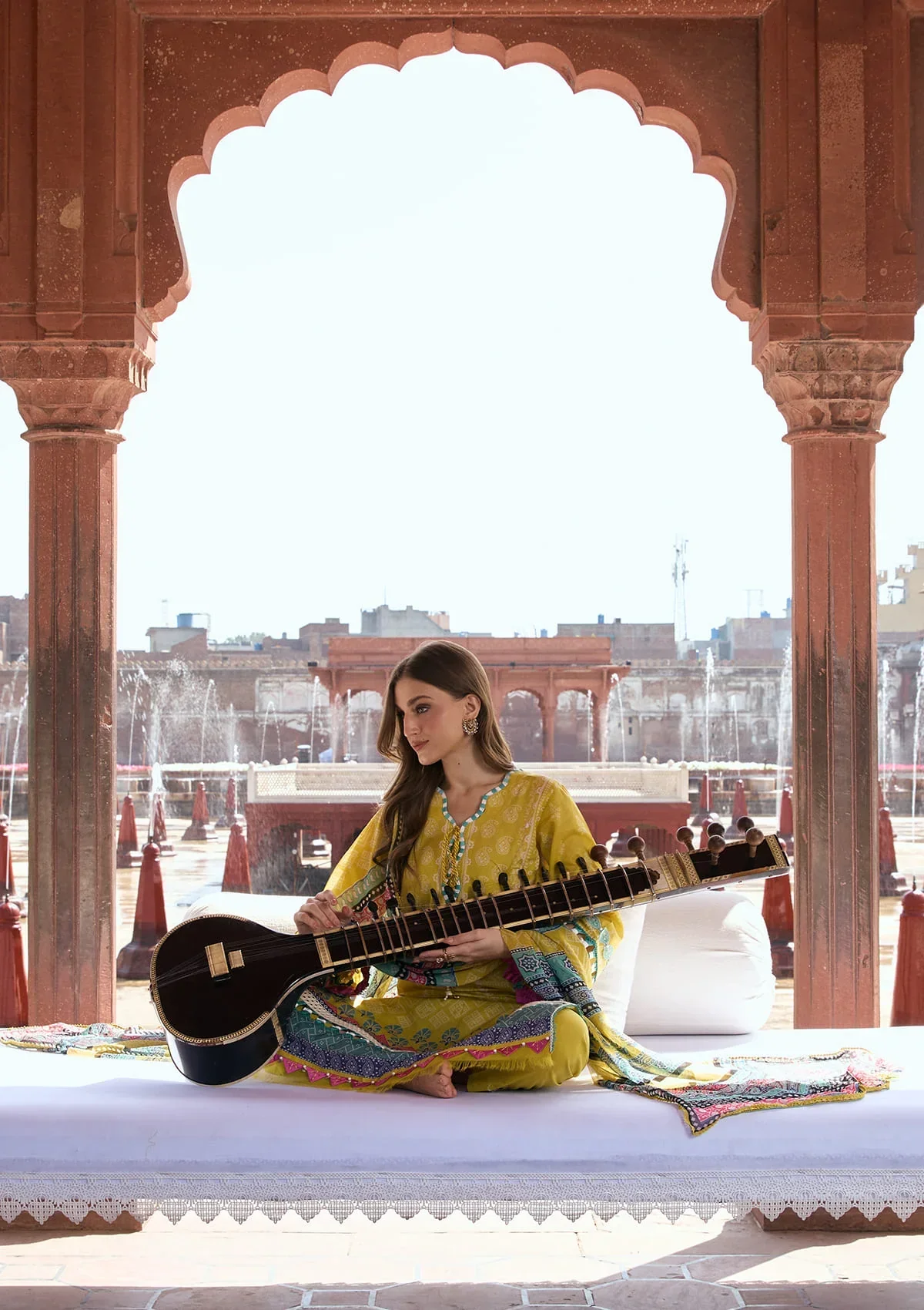KAHF AANGAN PRINT CHIFFON KPS-8A - Image 4