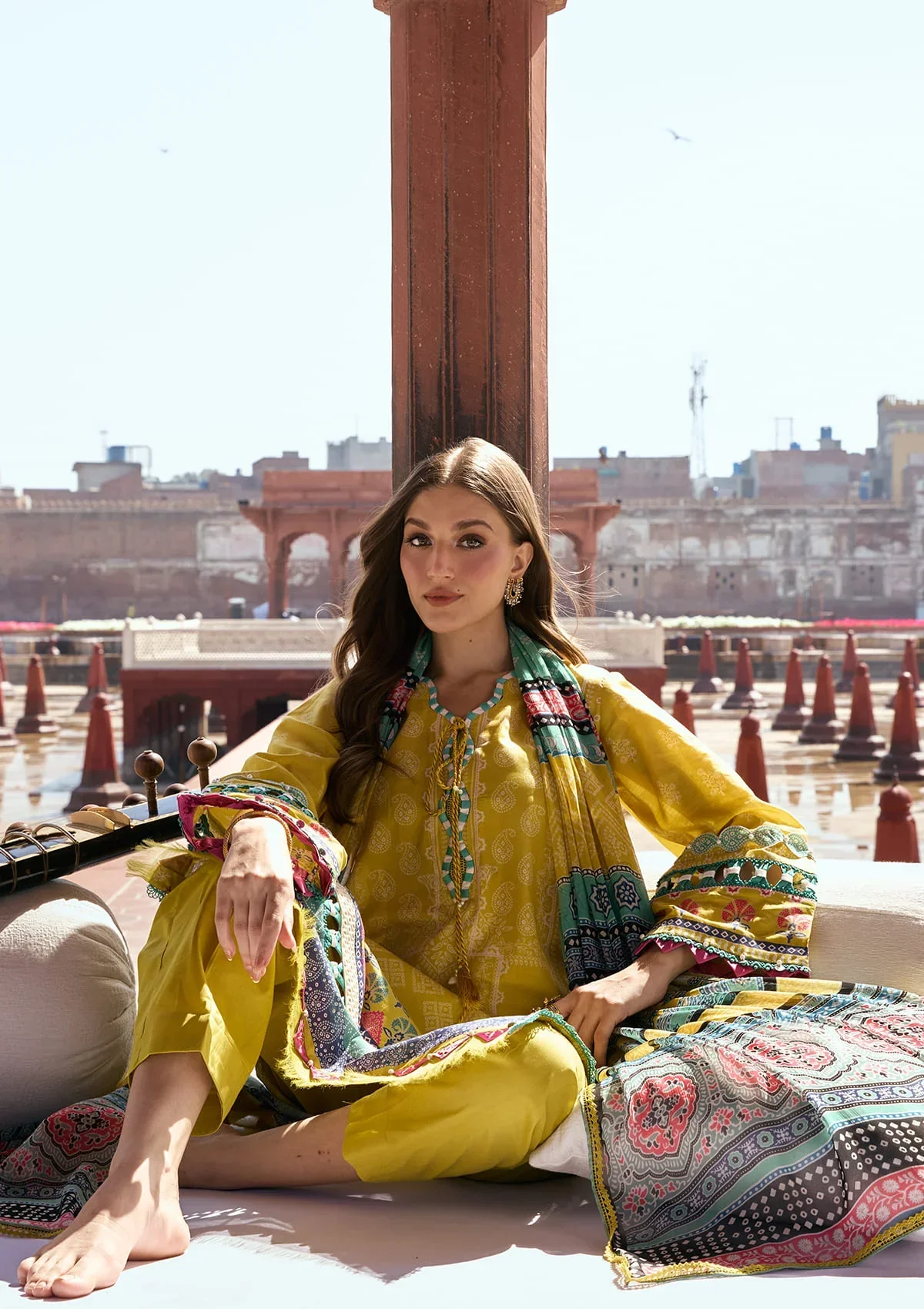 KAHF AANGAN PRINT CHIFFON KPS-8A - Image 5