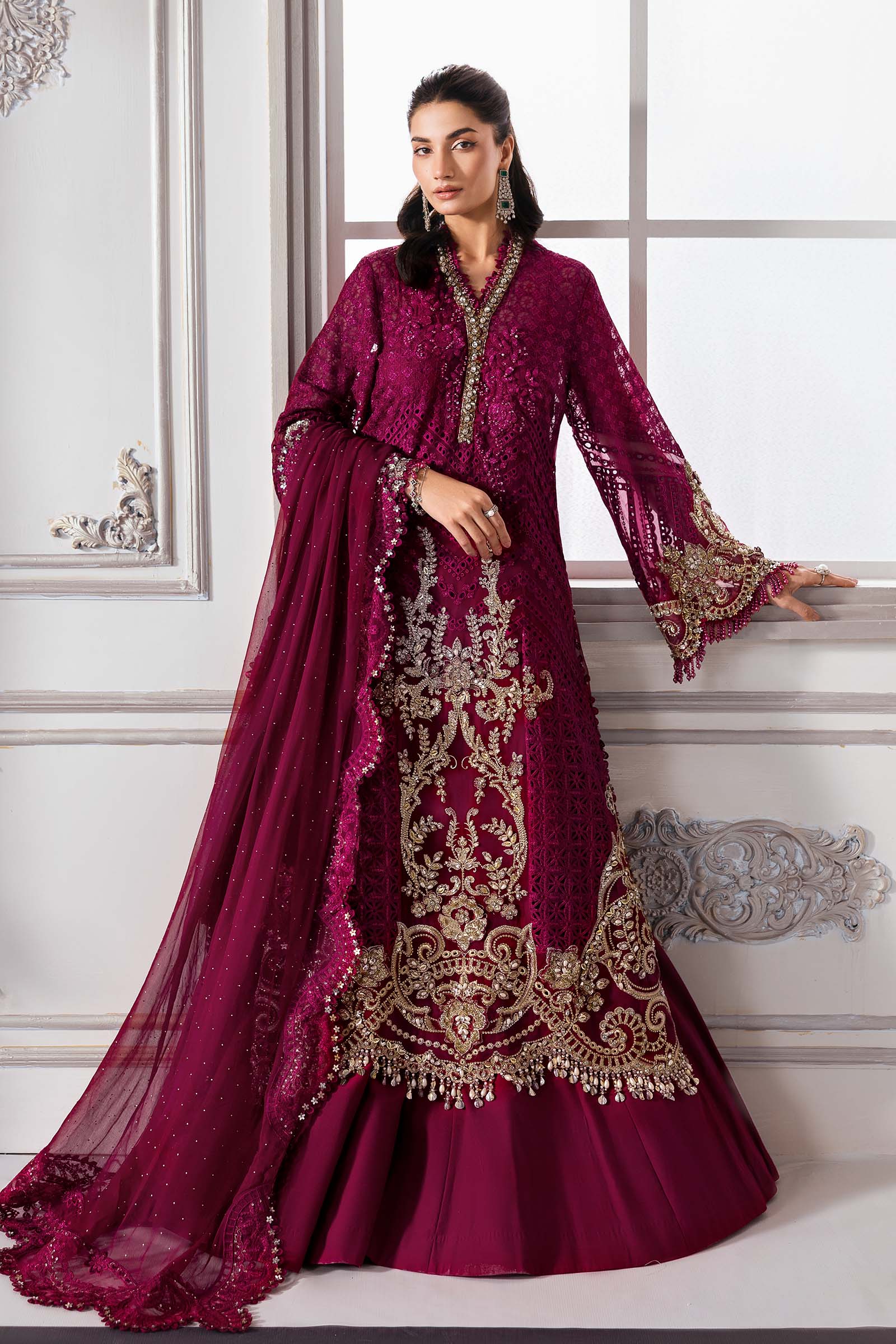 MARIA B MBROIDERED BD-3003