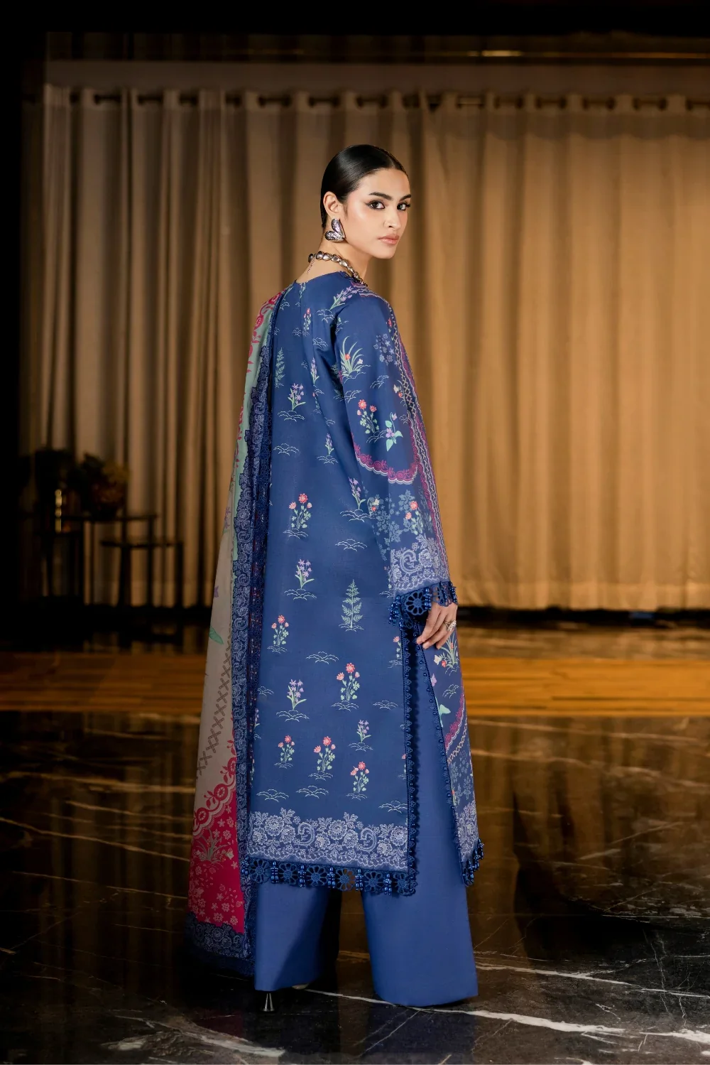 NAQSH MIDNIGHT MEADOW PERIWINKLE - Image 3