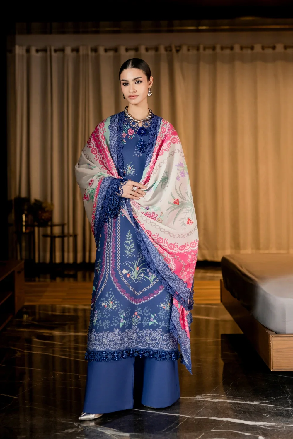 NAQSH MIDNIGHT MEADOW PERIWINKLE - Image 4