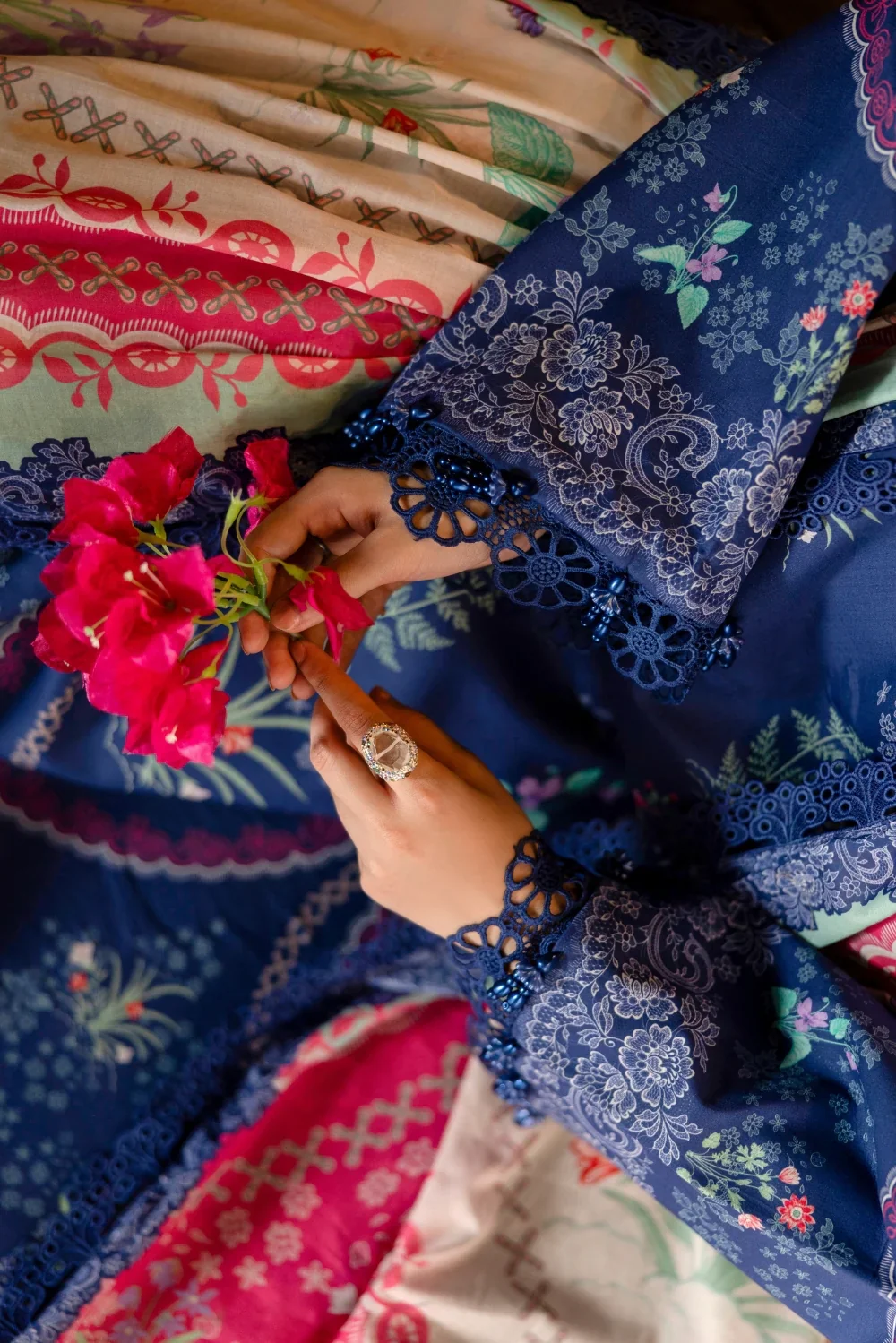 NAQSH MIDNIGHT MEADOW PERIWINKLE - Image 6