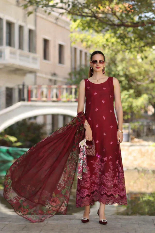 NOOR BY SAADIA ASAD D1-A-RUBY - Image 5