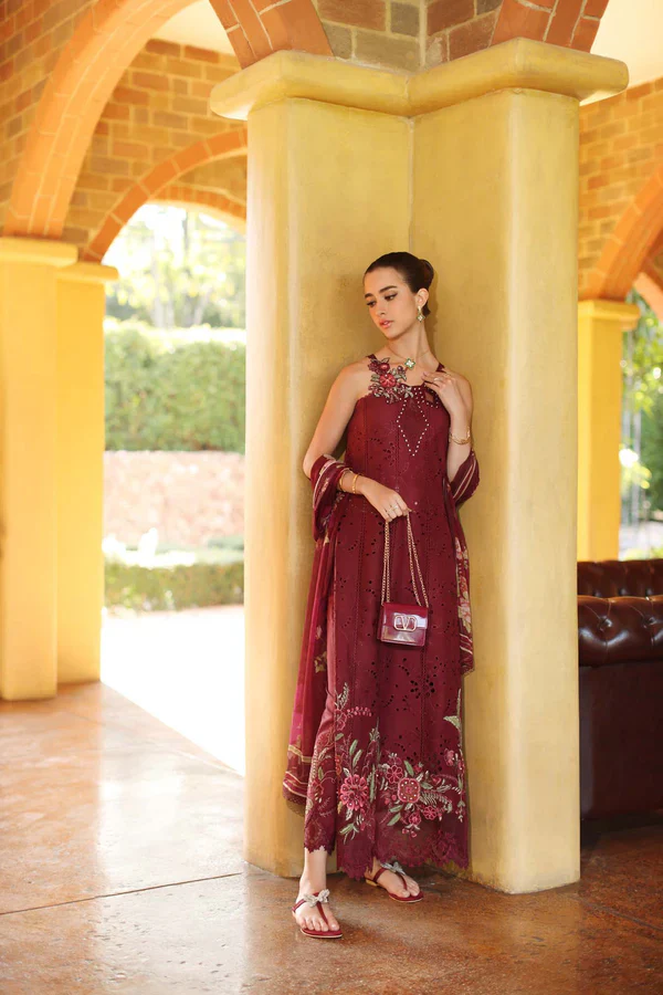 NOOR BY SAADIA ASAD LUXURY SCHIFFLI LASERKARI D10 - A - Image 4