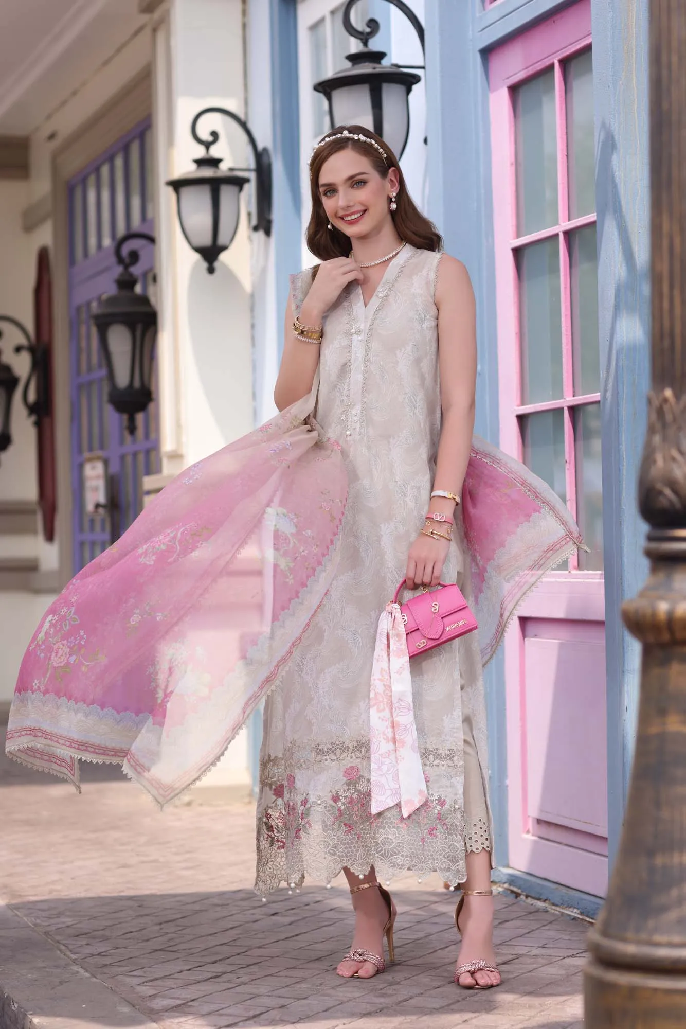 NOOR EID LUXE CHIKANKARI D-04 - Image 2