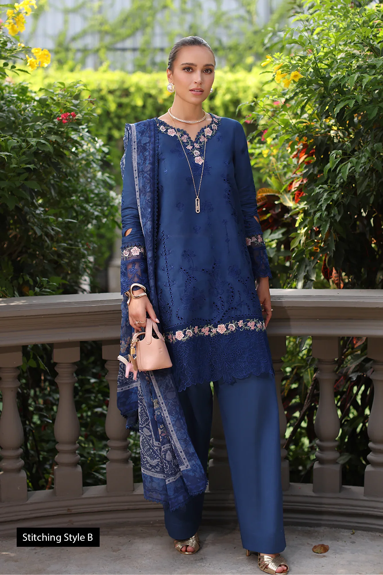 NOOR EID LUXURY SCHIFFLI LASERKARI D-10 - Image 3