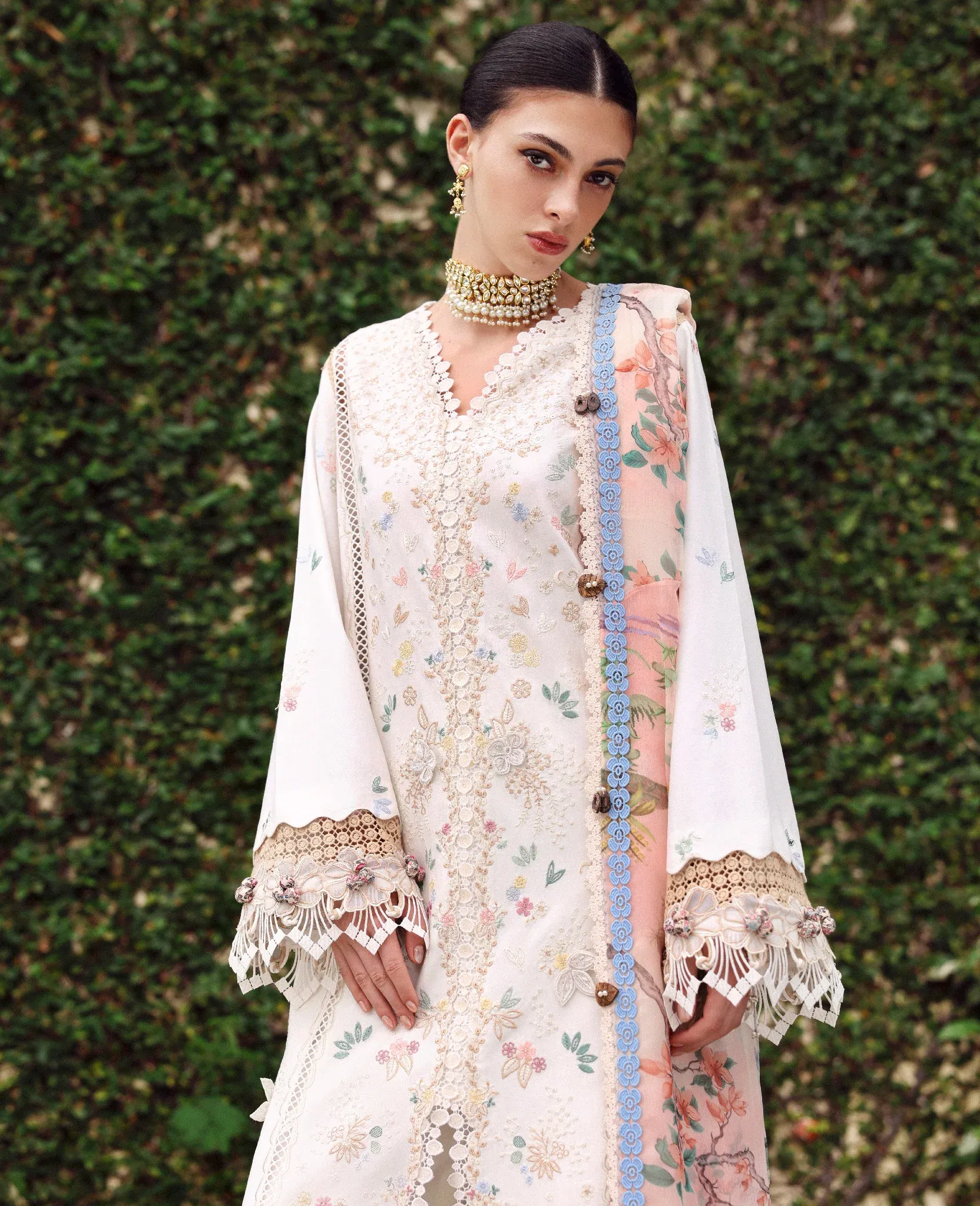 REPUBLIC WOMENSWEAR LILAS SUMMER UNSTITCHED LAWN D-2A - Image 3