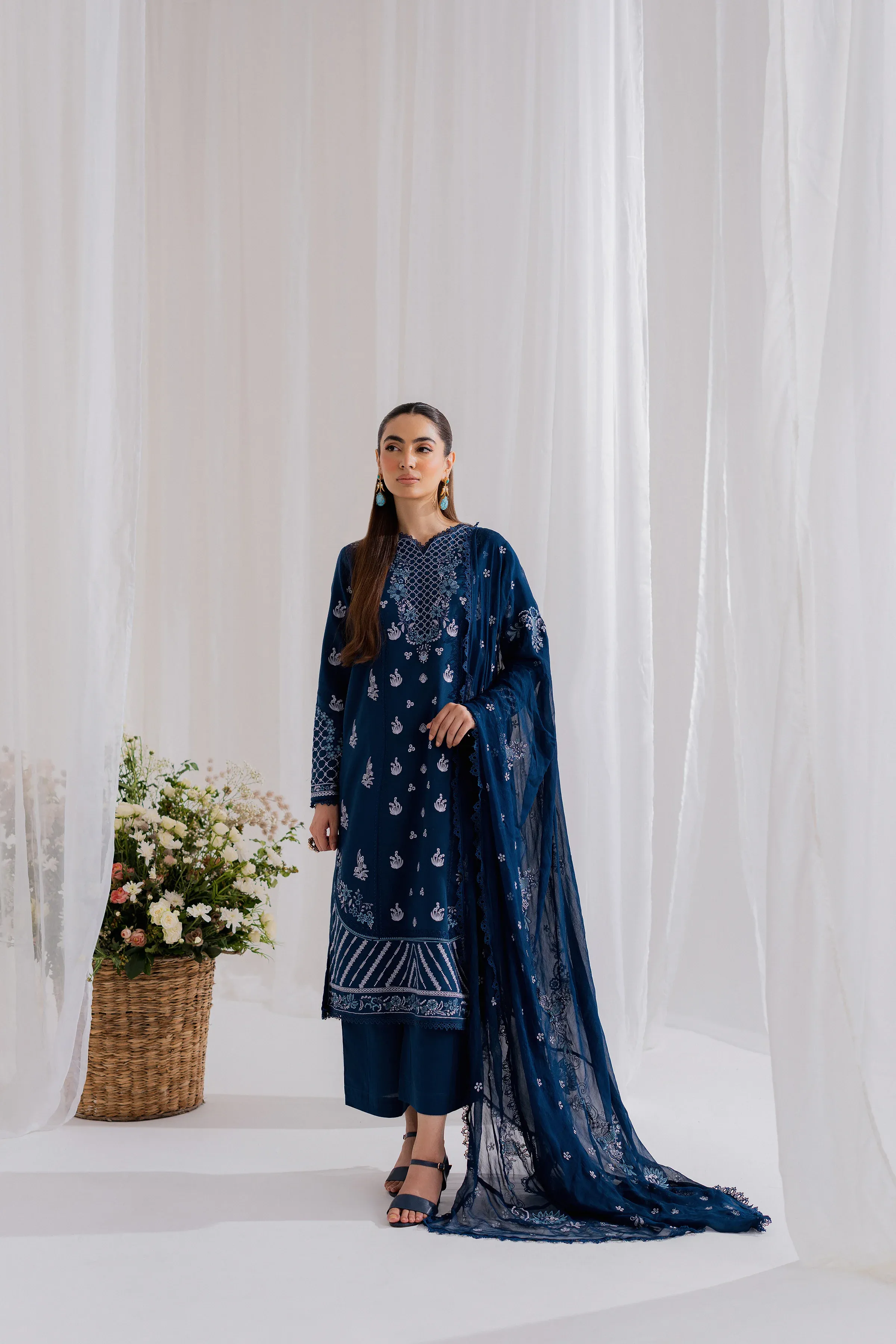 RAHAH  NAVY 3PC - Image 5