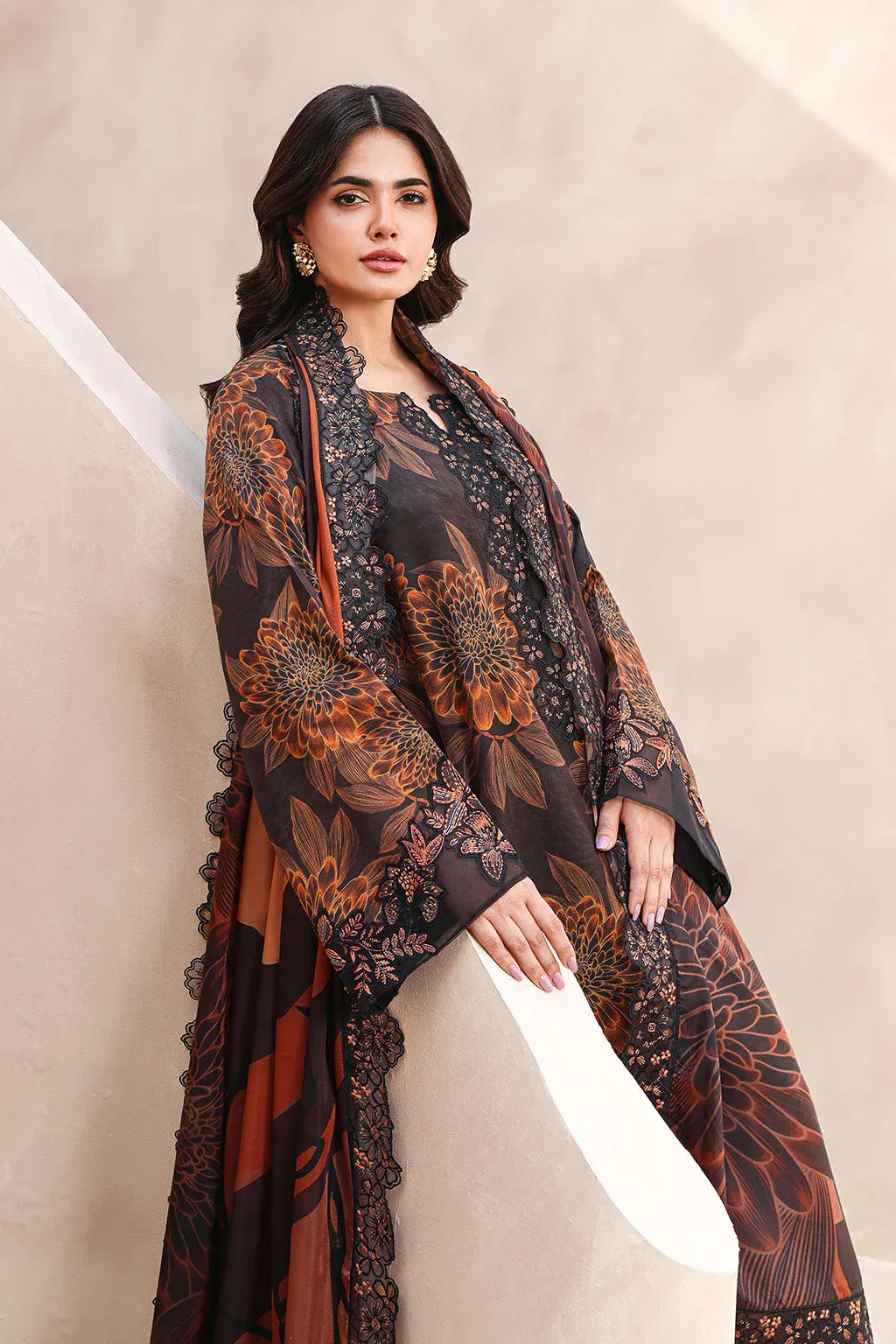 RAMSHA NAQSH EMBROIDERED RAWSILK RS-02 - Image 4