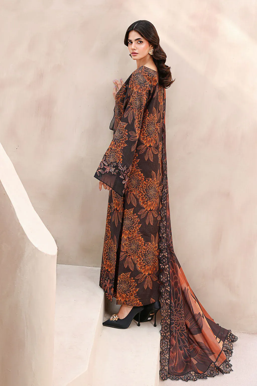 RAMSHA NAQSH EMBROIDERED RAWSILK RS-02 - Image 5