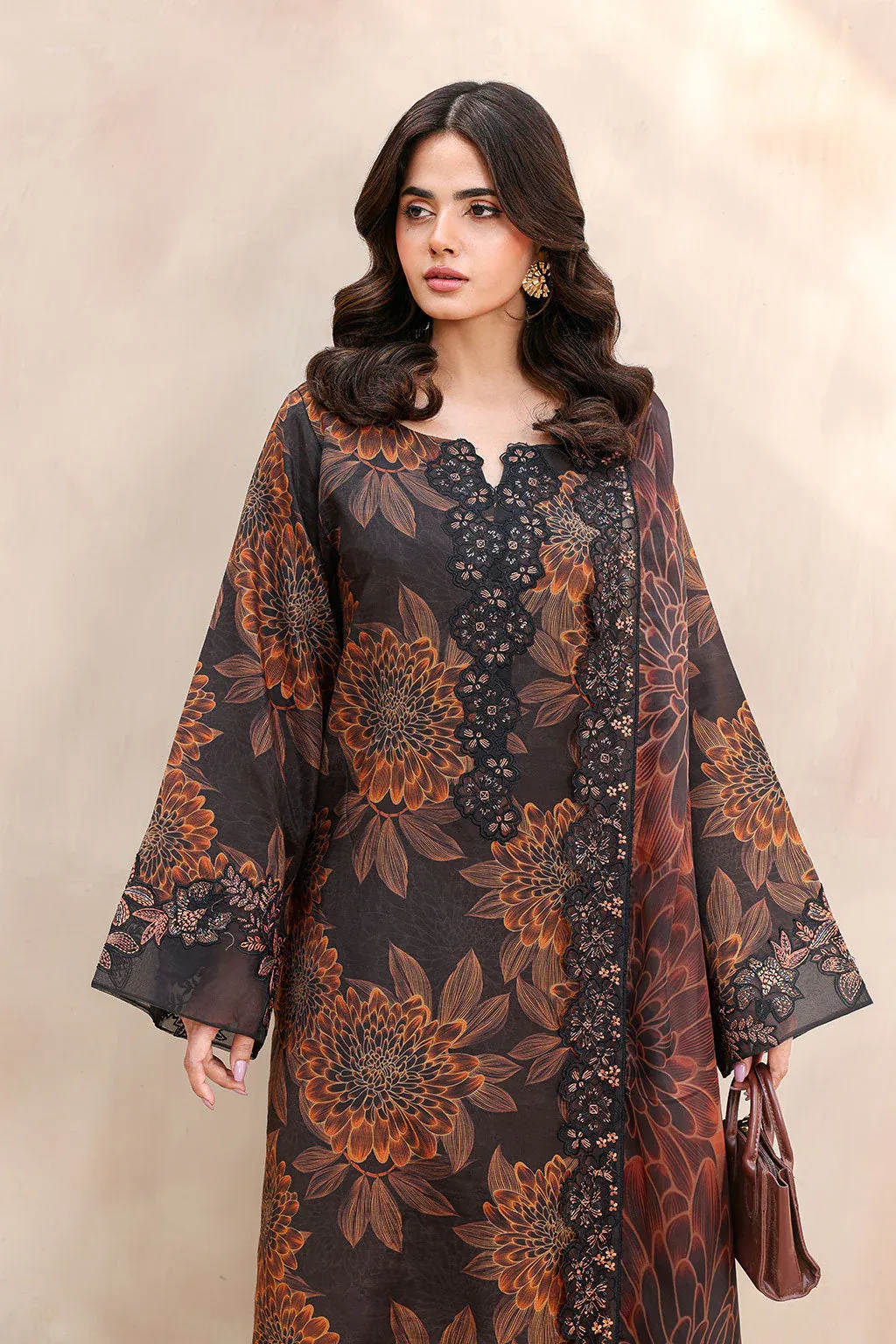 RAMSHA NAQSH EMBROIDERED RAWSILK RS-02 - Image 6