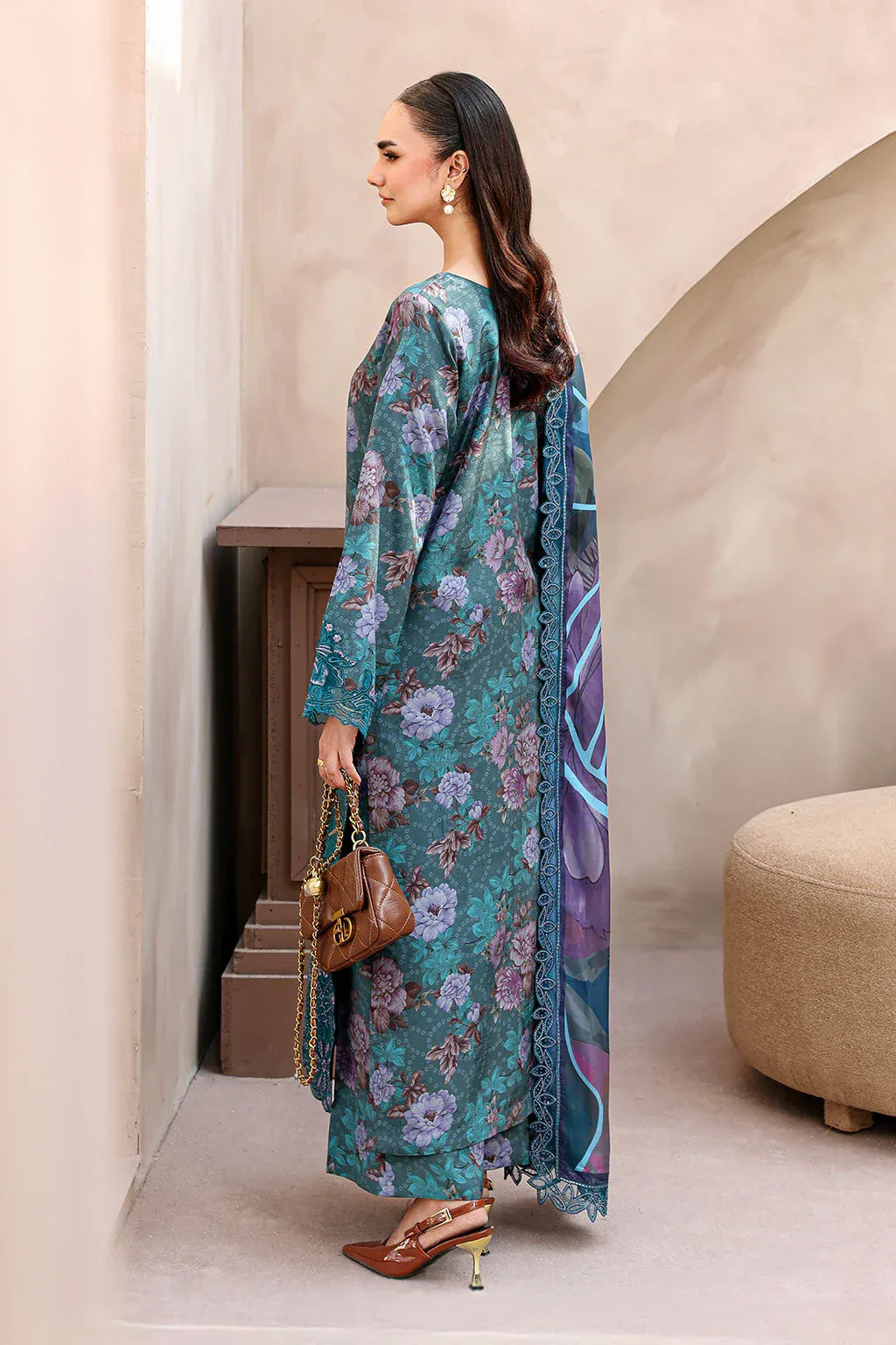 RAMSHA NAQSH EMBROIDERED RAWSILK RS-03 - Image 5