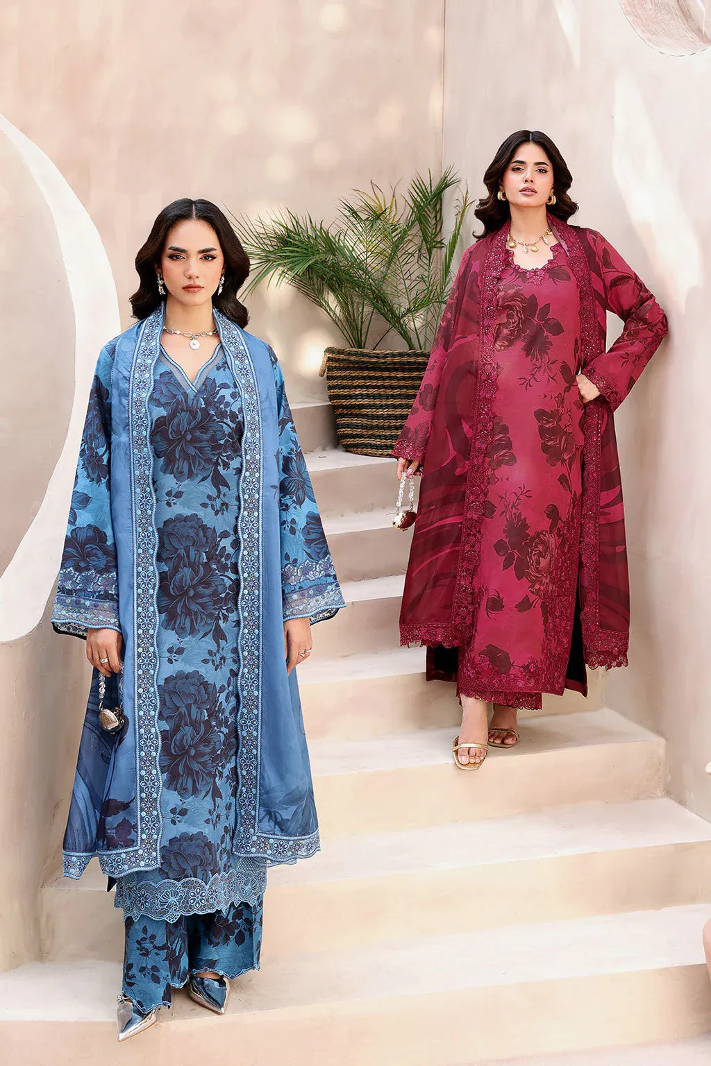 RAMSHA NAQSH EMBROIDERED RAWSILK RS-04 - Image 8