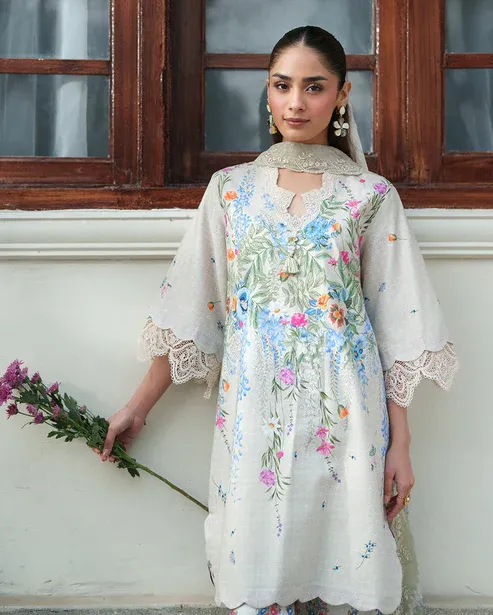 ROHEENAZ WHISPERED FLORALS PALE PEONY - Image 3