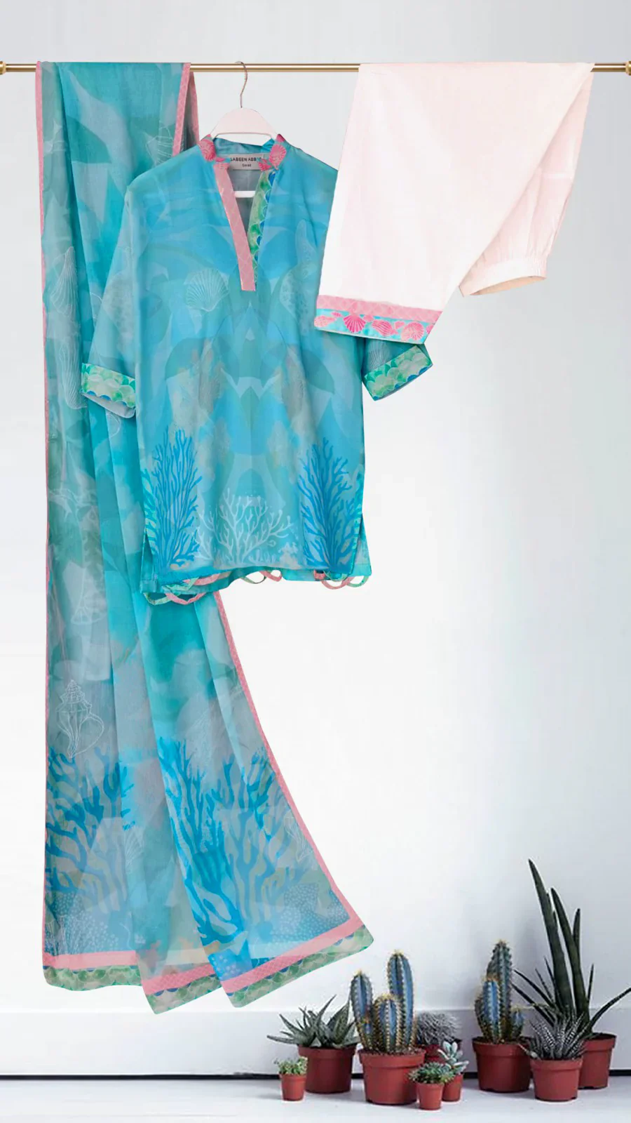 SABEEN ABBAS OCEAN 3PC - Image 3