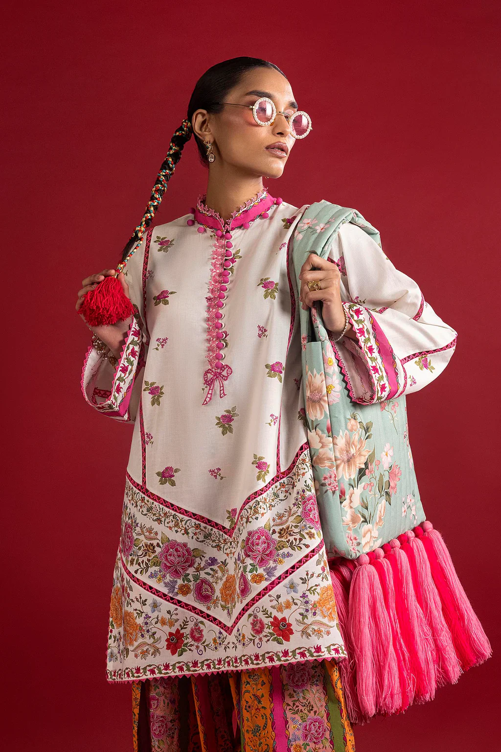 SANA SAFINAZ MAHAY SUMMER D-06A 2PC - Image 4