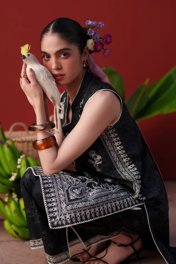 SAIRA RIZWAN LAANEM UNSTITCHED NERAYA-B - Image 2