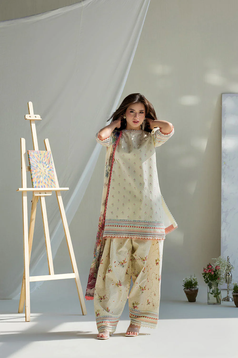 SOBIA NAZIR VITAL UNSTITCHED LAWN VT26-10A - Image 3