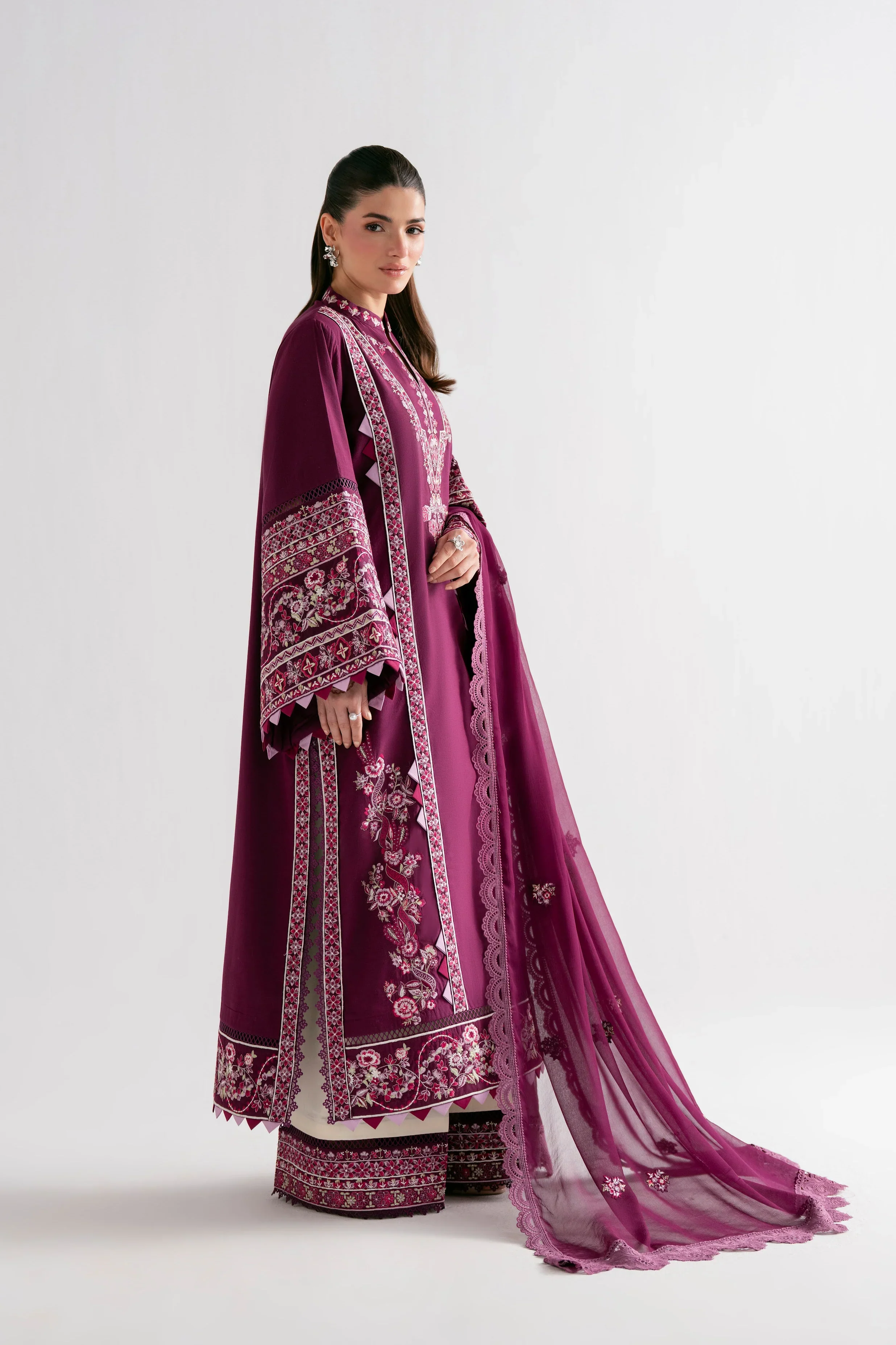 SOHA SULTAN PLUM 3PC - Image 4
