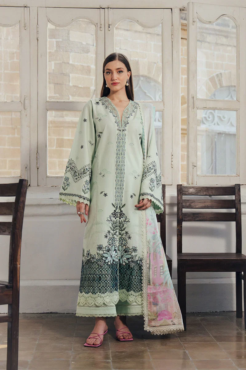 STITCHED BY CC AFROZEH DAY BREAK DEWLIT 3PC