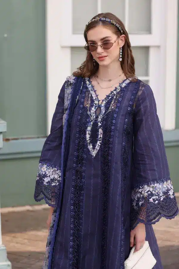 STITCHED BY CC D-07 NOOR EID LUXE 3PC - Image 3