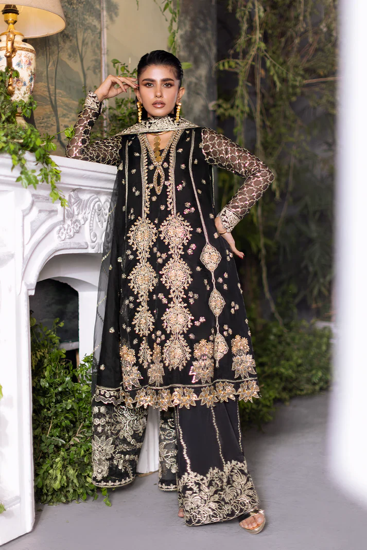 STITCHED BY CC D-1000 SAAD SHAIKH 3PC - Image 4