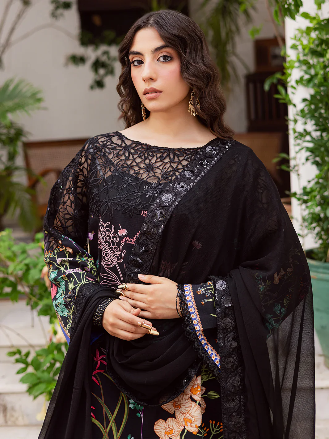 STITCHED BY CC G-01 MAHNUR 3PC - Image 6