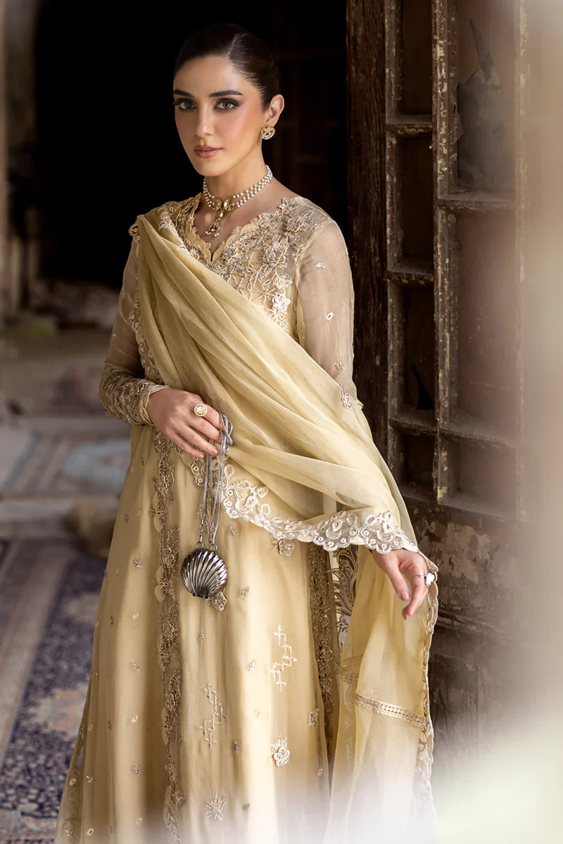 STITCHED BY CC QALAMKAR CHIFFONS WC-07 3PC - Image 3