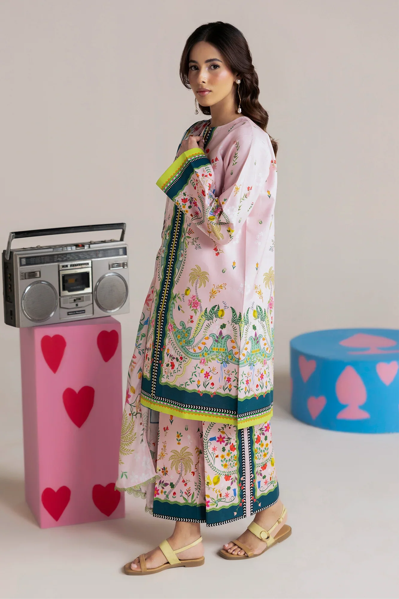 STITCHED BY CC RAJBARI AMAL D-11 3PC - Image 4
