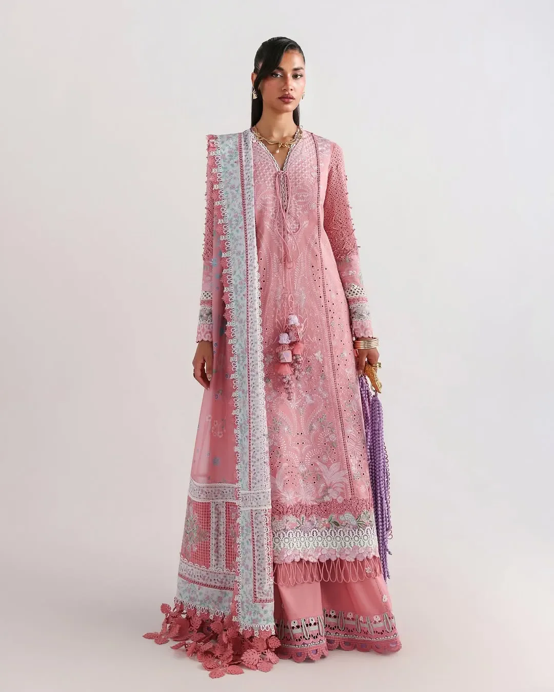 SUFFUSE LAWN UNSTITCHED KESIRA - Image 3