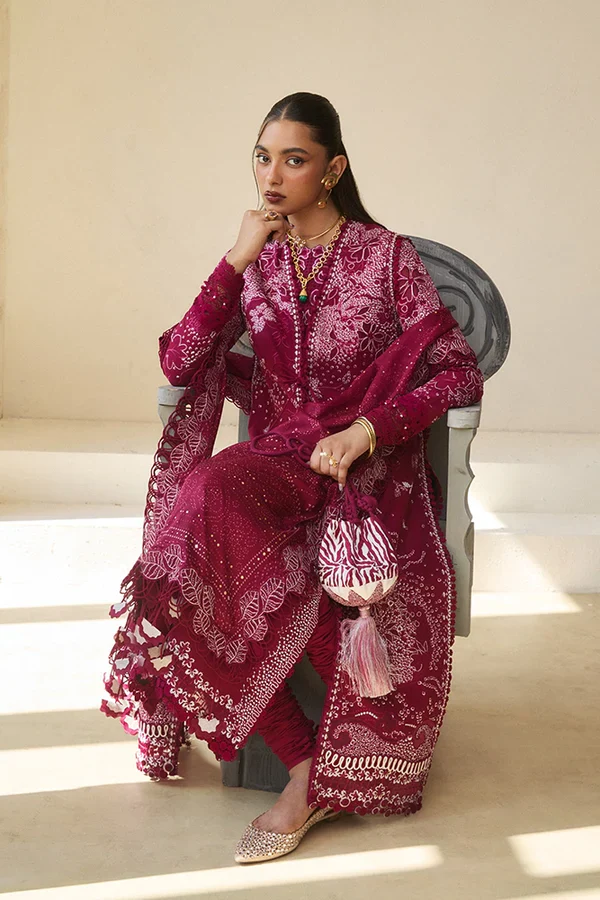 SUFFUSE LAWN UNSTITCHED VESRIA - Image 5