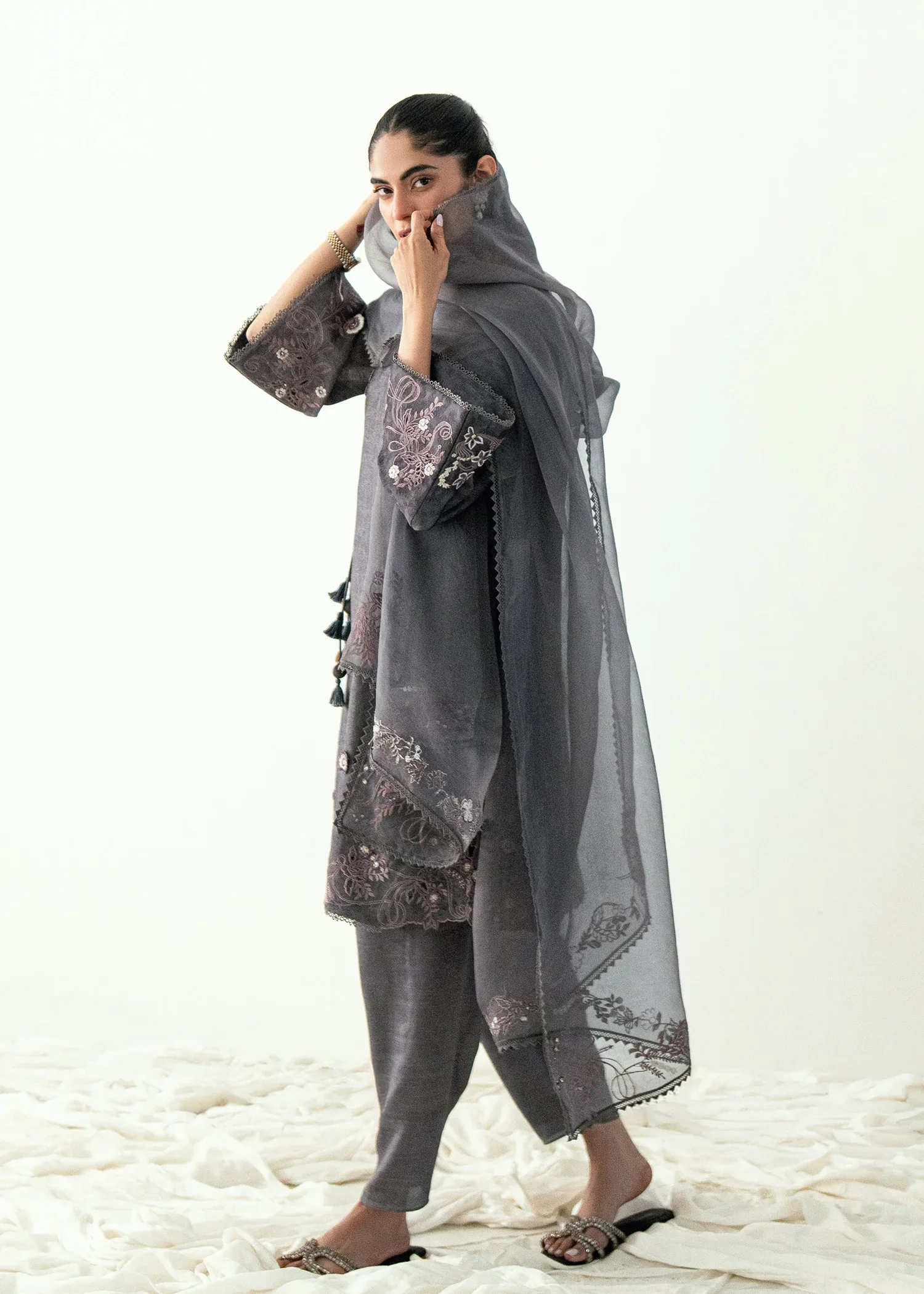 UMSHA BY UZMA BABAR SAMMAH 3PC - Image 8