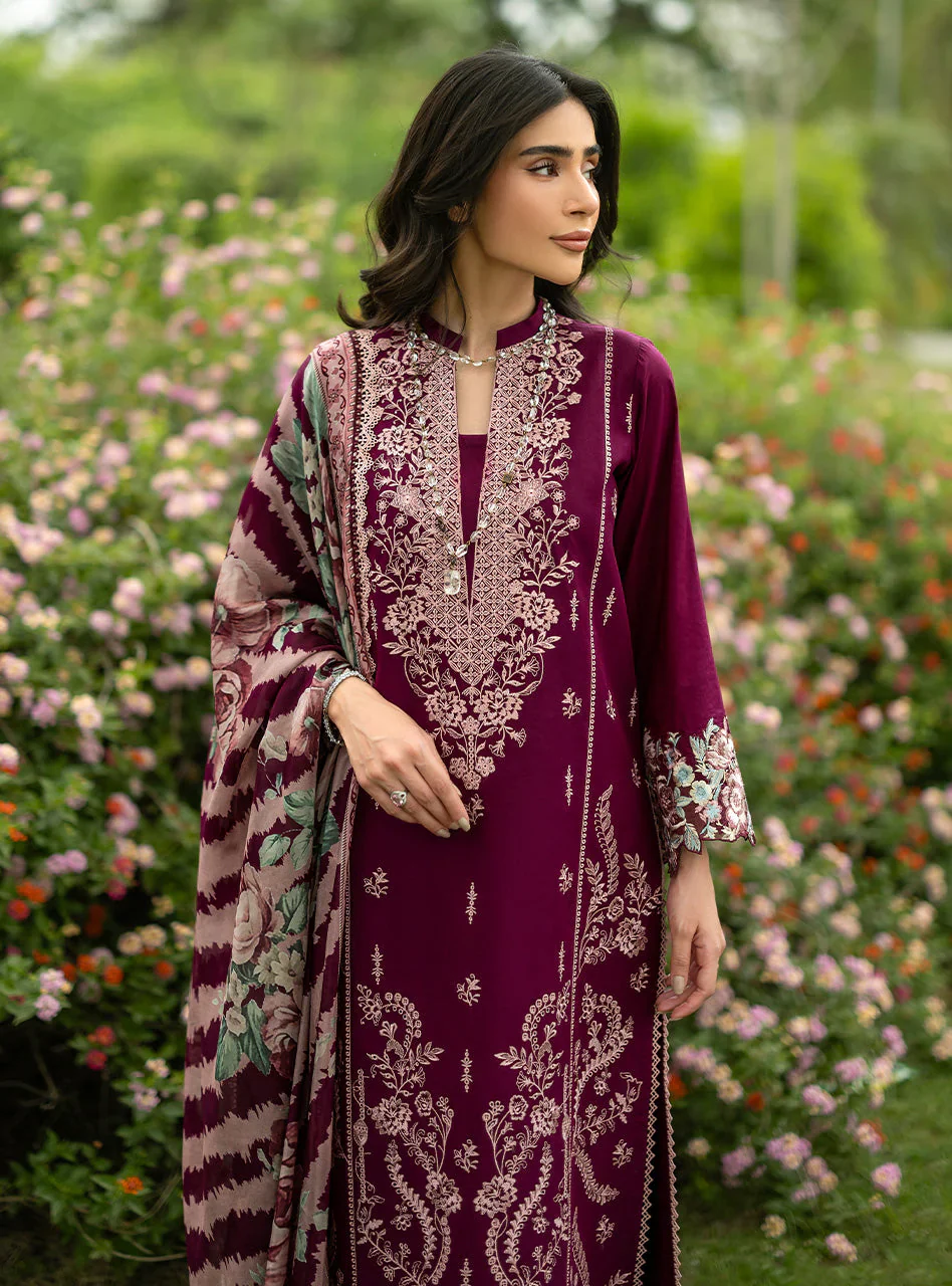 ZAINAB CHOTTANI LUXE LAWN D-07 - Image 4